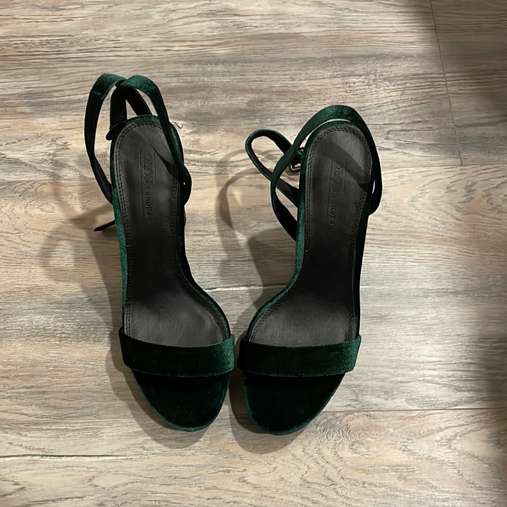 Velvet heels